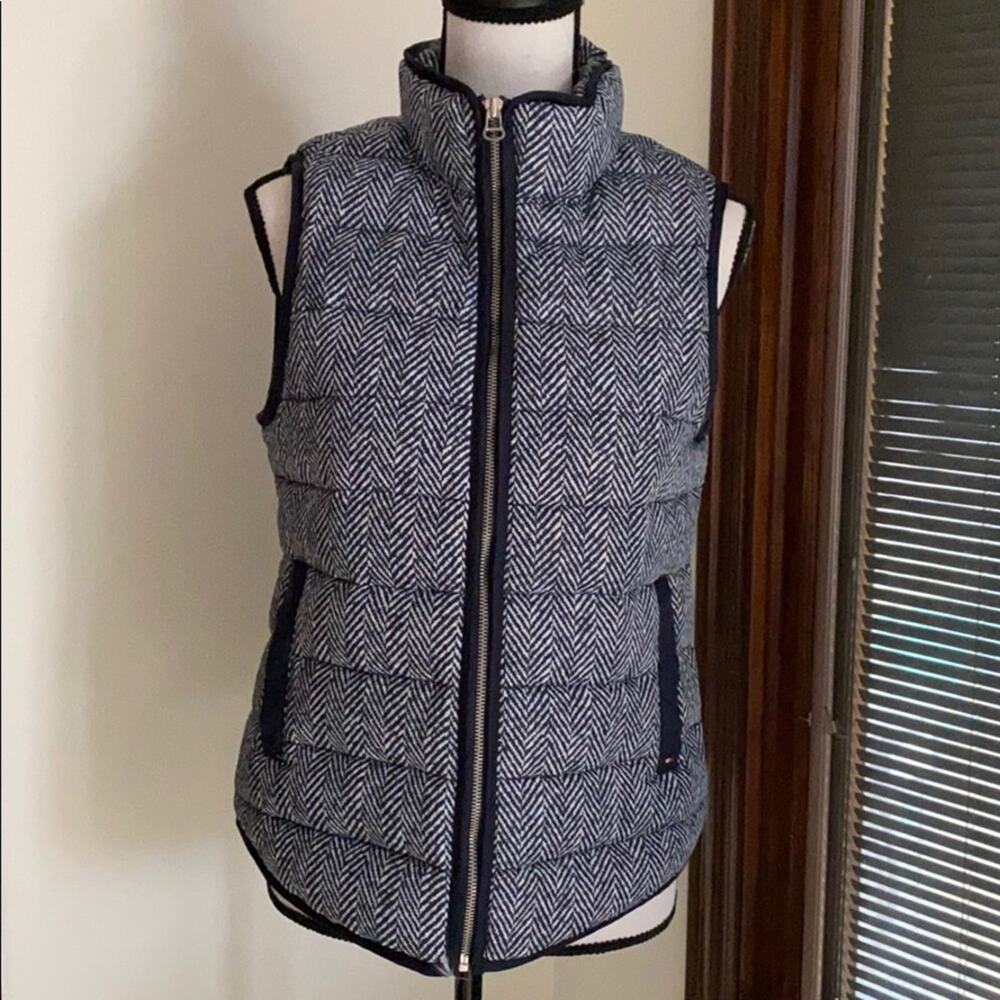 Tommy Hilfiger | Herringbone Puffer Vest Size S